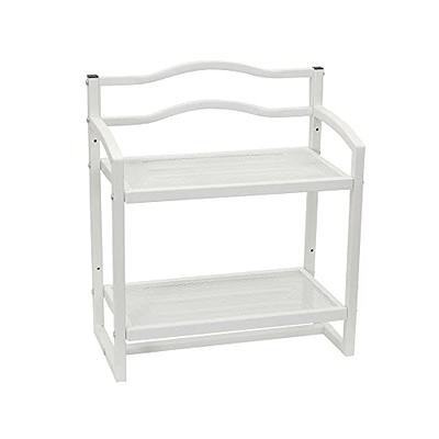 bathroom storage rack double layer wall