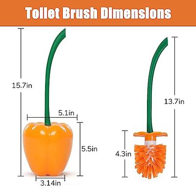  SetSail Toilet Brush, Toilet Bowl Brush and Holder Compact Size Toilet  Brushes for Bathroom with 304 Stainless Steel Handle Toilet Cleaner Brush  with Durable Scrubbing Bristles, Splash-Proof : Home & Kitchen