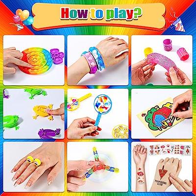 Yutin 120PCS Party Favor for Kids Treasure Prizes box Toys, Goodie Bags  Stuffers for Classroom Rewards, Small Fidget Toy Bulk Pinata Fillers,  Birthday