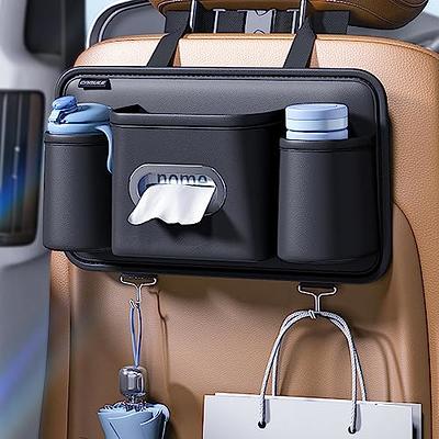 TATACLEA Car Storage Bag,Seat Back Car Hanging Bag,Car Tissue Box