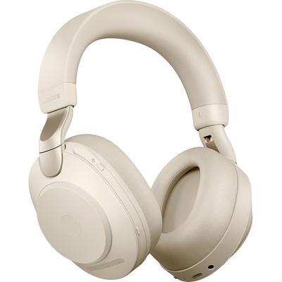 Jabra Evolve2 65 Headset Stereo USB Type A Wireless Bluetooth Over the head  Binaural Supra aural Beige - Office Depot