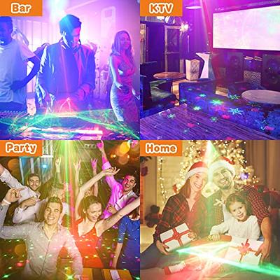 DJ Party Lights Stage Laser - Northern Light Effect RGB Sound Activated  Disco Strobe Lighting with Remote Control - Music Show Projector for Indoor  Birthday Halloween Karaoke Club KTV Danceââ‚¬¦ 