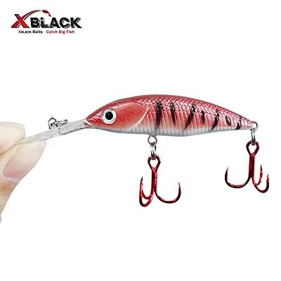  XBLACK Minnow Lures Set Hard Fishing Lures Set