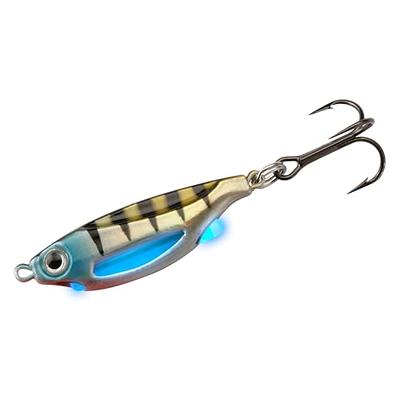 13 FISHING - Flash Bang - Jigging Rattle Spoon - Cosmic Perch - 3/8th oz -  1 Bait with 3 Glow Sticks - FB-CP38 - Yahoo Shopping