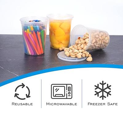 Deli Containers Heavy-duty with airtight lids- 32 Oz -240 sets
