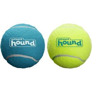 Outward Hound Tennis Maze Craze Interactive Squeaky Dog Toy, Green