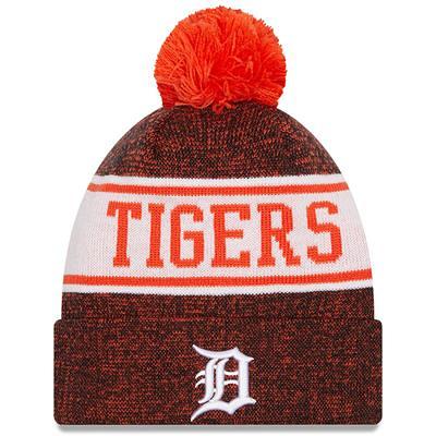 Women's Fanatics Branded Navy/Orange Detroit Tigers Double Pom Cuffed Knit Hat