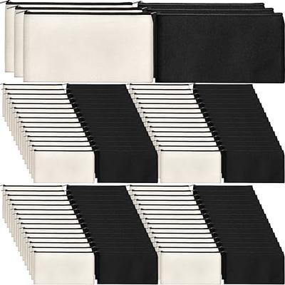 Blank Canvas Zipper Pouch Bulk Makeup Bag Pencil Case For - Temu