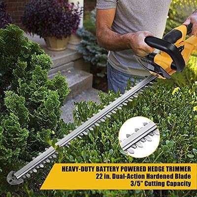  Walensee 20V MAX Cordless Hedge Trimmer, 1400RPM
