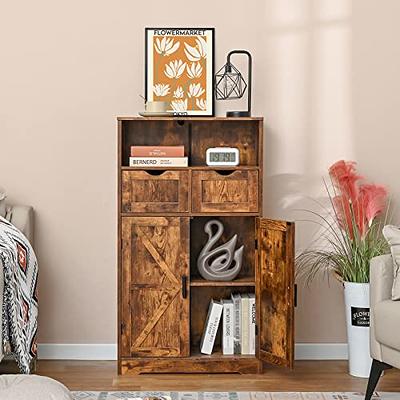  Merax Corner Storage Cabinet with Drawers and Door