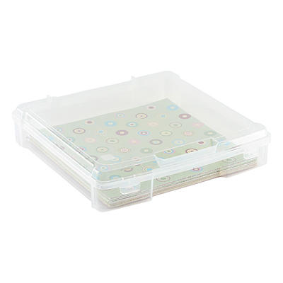 Iris 12 x 12 Paper Storage Case Clear - Yahoo Shopping