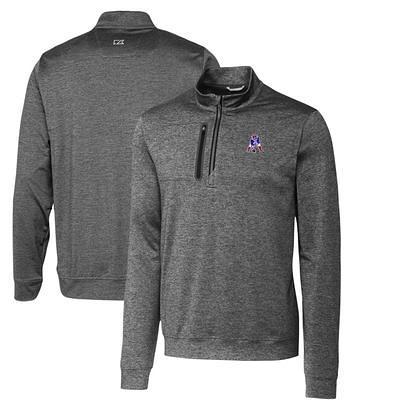 New Orleans Saints Antigua Action Quarter-Zip Pullover Sweatshirt - Oatmeal