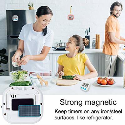 Large Magnetic Digital Timers for Teachers - 2 Pack for Classroom