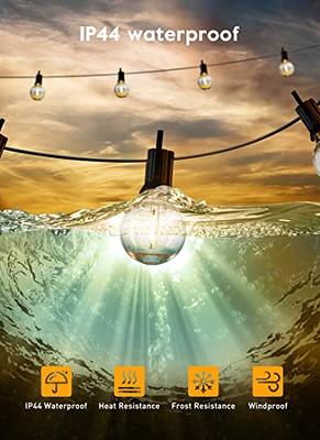 XMCOSY+ Outdoor String Lights, 48Ft Patio Lights with 16 Edison  Shatterproof Bulbs, Dimmable Outdoor Lights Waterproof LED String Lights  for Outside, Patio, Porch, Yard - Yahoo Shopping