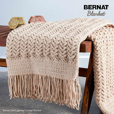 Bernat 8.8oz Super Bulky Polyester Plush Blanket Yarn