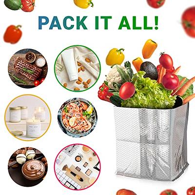 Flat Bottom Heat Seal Sandwich Bags, Heat Sealable Food Bags - Gusset Bag with Paper Insert - Clear - 4 x 4 x 9 inch - 100ct Box - Bag Tek - Restauran