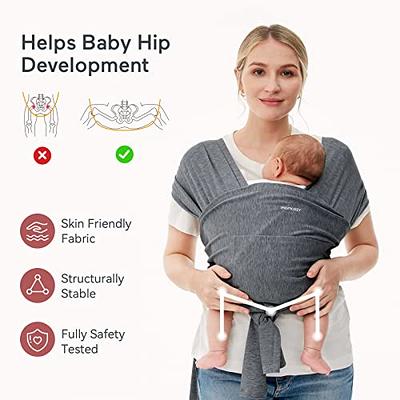 Momcozy Baby Wrap Carrier, Easy to Wear Infant Carrier Slings