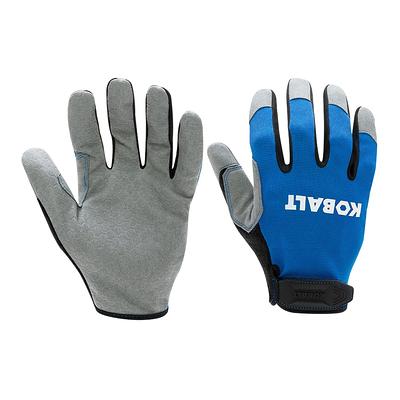 MidWest Quality Gloves, Inc. Large Blue Nitrile Dipped Nylon Gloves,  (1-Pair) in the Work Gloves department at