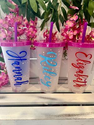 24oz Personalized Custom Cold Color Changing Cups For Women Girls