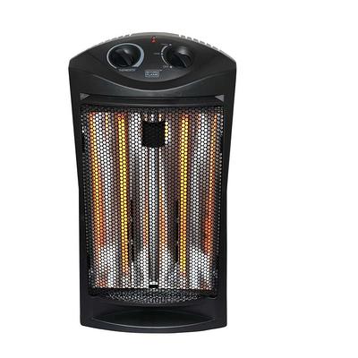 BLACK+DECKER Up to 1500-Watt Ceramic Tower Indoor Electric Space Heater  with Thermostat and Remote Included in the Electric Space Heaters  department at