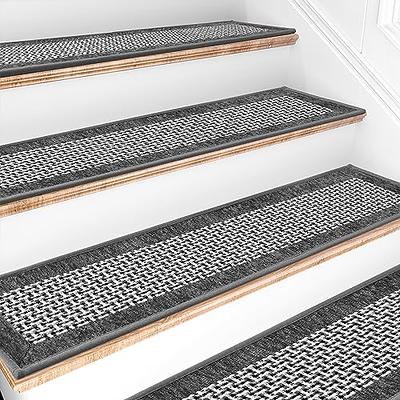 Aucuda 6 Packs Stair Treads for Wooden Steps Indoor Outdoor Christmas,  8.5x30 Outdoor Stair Treads Non-slip, Rubber Backing Carpet Stair Treads  for Winter, Heavy Duty and Traction, Stone Collection. - Yahoo Shopping