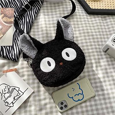 Cute Cat Purse for Girls, Kawaii Plush Anime Crossbody Bag, Cat Themed  Gifts for