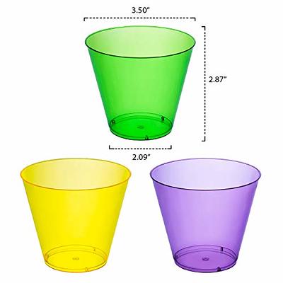 Hefty Disposable Party Cups, Assorted Colors,16 oz, 100 Count pack