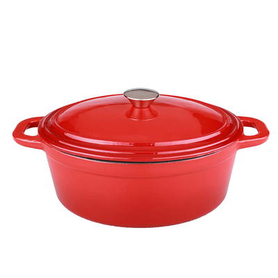 BergHOFF Neo 3qt Cast Iron Round Cov Dutch Oven, Red - Yahoo Shopping