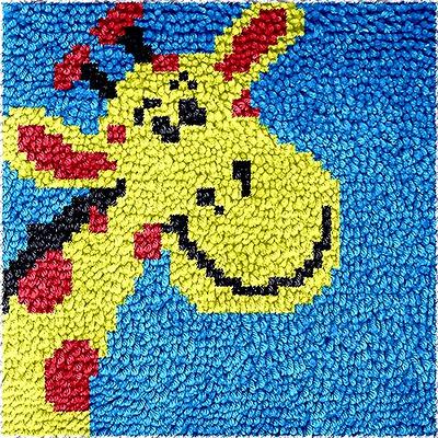 Latch Hook Rug Horse Chunky Yarn Tapestry Kits Diy Carpet Knitted Floor Mat  Crochet Cushion Arts & Crafts - Yahoo Shopping