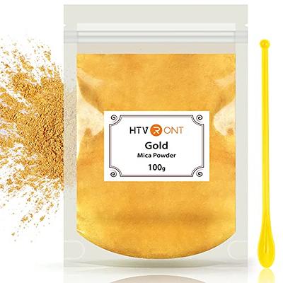 GOLD Mica Powder Pigment, Cosmetic Grade, Mica Powder for Resin, Nail Art,  Cosmetics, Soap Making, Painting and More 