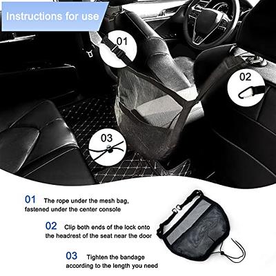 Car Backrest Storage Net, Car Storage Organizer Between Front