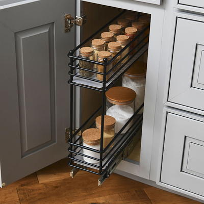 Household Essentials Glidez 11.5 2-Tier Dual Sliding Cabinet