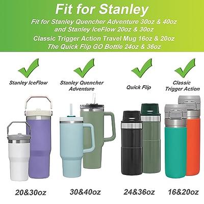 2Pcs Silicone Boot for Stanley Quencher 40 oz 30 oz Tumbler with Handle &  Stanley IceFlow 20oz 30oz,…See more 2Pcs Silicone Boot for Stanley Quencher