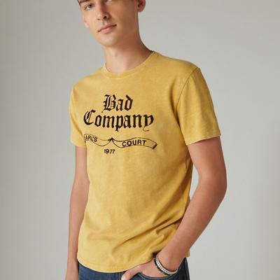 Lucky Brand Budweiser Can Art Classic Crew - Men's Clothing Tops Crewneck T- Shirt in Sheer Bliss, Size L - Yahoo Shopping