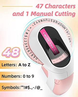 Dymo Embossing Label Maker with 3 Label Tapes | Omega Label Maker Starter  Kit | Small, Ergonomic Design with Turn Click Wheel | for Home, DIY 