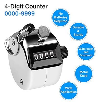 Ktrio 4 Digit Number Tally Counter Lap Counter Hand Tally Counter