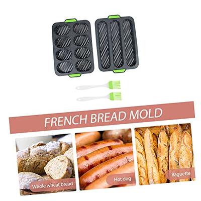 UPKOCH 1 Set Mold Bread Bun Molds Nonstick Bread Pan Silicone Bread Stick Silicone  Pan Non Stick Baking Silicone Bread and Loaf Pans Cooking Tray Silica Gel  French Cake Mold - Yahoo Shopping
