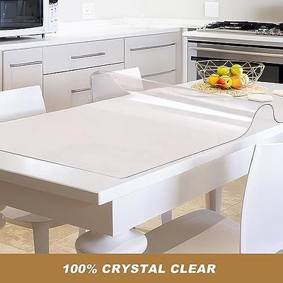 OstepDecor Custom 36 x 24 Inch Clear Desk Cover Protector, 1.5