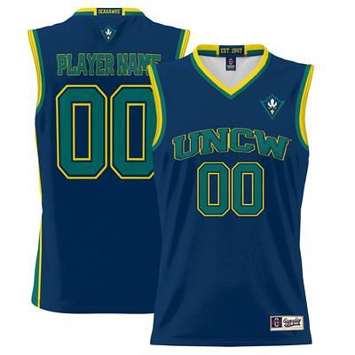 Men's ProSphere Black #1 UNC Wilmington Seahawks Basketball Jersey