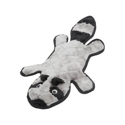 Frisco Flat Plush Squeaking Raccoon Dog Toy, Large