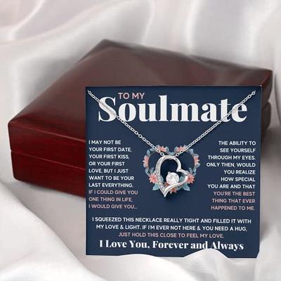 Personalized Name Necklace To My Soulmate First Date First Love Your Last  Everything Girlfriend Love Necklace