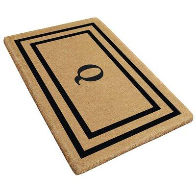 A1HC Natural Coir & Rubber Hand Flocked Large Monogrammed Door Mat 36x72  Inches Thick Durable Doormats for Entrance Heavy Duty, Thin Profile Front  Door Mat, Long Lasting Front Door Entry Doormats 