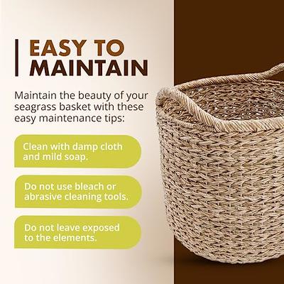 Woven Bathroom Baskets for Storage - Kouboo