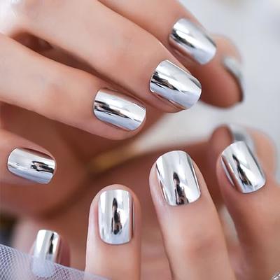 Line Nail Art Stickers Rose Gold Silver Metal Nail Sticker Nail Art  Supplies 3D Metallic Curve Stripe Wave Lines Nail Decals French Nail  Designs Accessories Striping Tape Wavy Nail Decoration 6 Sheets -