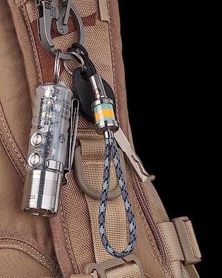 RovyVon Ti Firefly Pro EDC Titanium Bead, Handcrafted Knife Lanyards  Pendant for Pocket Gadget/Outdoor Gear/Wallet/Survival  Key-Chain(Blue/Orange/Blue) - Yahoo Shopping