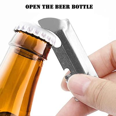 xuebi 10Pcs Military Style Can Openers Stainless Steel Camping Can