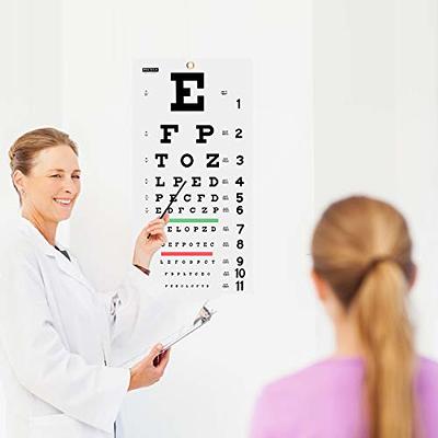 10 and 20 FT (3 and 6 M) Snellen Chart