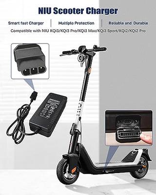 RidTianTek 53.5V 2A Scooter Charger for NIU KQi Air/KQi3/KQi3 Pro/KQi3 Max/ KQi3 Sport/KQi2/KQi2 Pro Electric Scooters, Rapid Battery Charger 46.8 V,  Spare Accessory Adapter for NIU Scooter - Yahoo Shopping