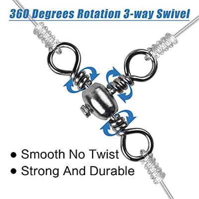 AGOOL 3 Way Swivels Fishing Tackle, 50/100pcs Crossline Barrel Swivel 3 Way  Rigs T-Shape Three Way Swivels Fishing Tackle Connector for Catfish Rig  Surf Fishing Rig - Yahoo Shopping