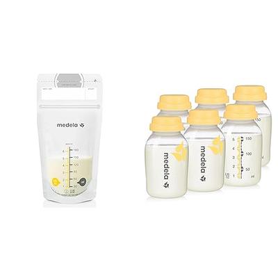  Medela Breast Milk Collection and Storage Bottles, 6 Pack, 5  Ounce Breastmilk Container, Compatible with Medela Breast Pumps and Made  Without BPA : Baby